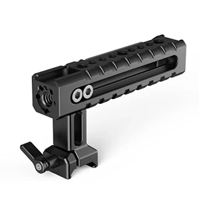 Bild av SMALLRIG NATO Top Handle Quick Release Handtag, Inbyggt Cold Shoe Mount, 1/4&#039;&#039; 20 och 3/8&#039;&#039; 16 gänghål, Lokaliseringshål för ARRI Standard, Back/Framjusterbar 1955