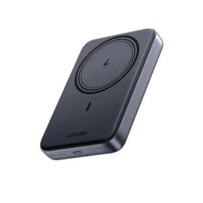 Bild av UGREEN Trådlös powerbank 10000mAh magnetisk med USB C snabbladdningsfunktion, trådlöst externt batteri MagSafe kompatibelt iPhone 16 Pro Max/Pro/16/15 Max/Pro/14/13/12（svart）