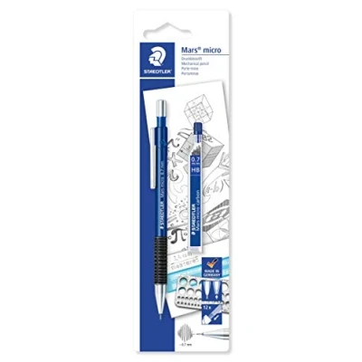 Bild av Staedtler Mars Micro Druckbleistift 775 07 und Etui Feinminen HB, 0.7 mm, 1 Stück