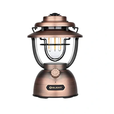 Bild av OLIGHT Olantern Classic 2 Pro campinglampa 300 lm, LED lykta i retrostil steglöst dimbar, nödströmbank USB uppladdningsbar, för camping, trädgård, strömavbrott, halloweendekoration, vandring