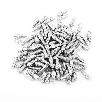 Bild av KIMISS Metall, 100 st 12 mm snö , isspikar, halkskydd, skruvstift för hjul, tillbehör bil, lastbil, SUV, ATV, motorcykel