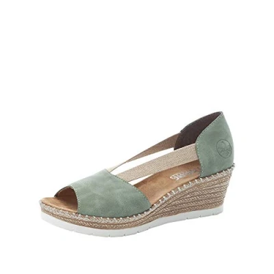 Bild av Rieker Damer 619 x 1 sandal, Grön, 41 EU