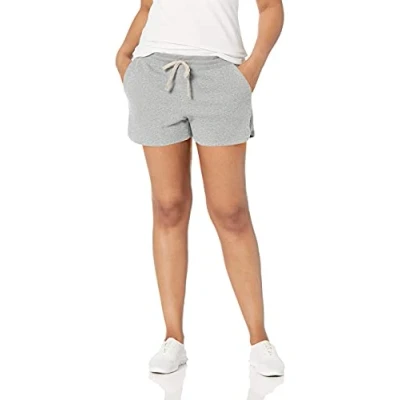 Bild av Amazon Essentials Fleeceshorts för kvinnor, ljusgrå ljung, Medium