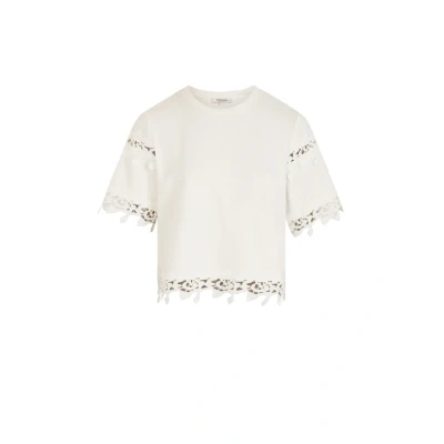 Bild av Morgan Shortsleeved Tshirt med print, Storlek: Small, Blanc