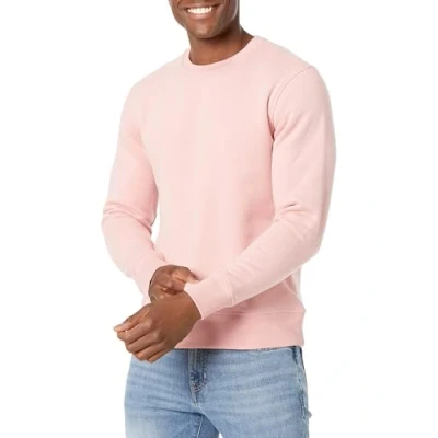 Bild av Amazon Essentials Men&#039;s Fleecetröja med rund hals (finns i Big &amp; Tall), Rosa, S
