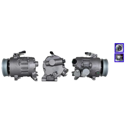 Bild av LUCAS ACP01240 Compresseur De Climatisation PAG 46 YF R 134a, 1234yf