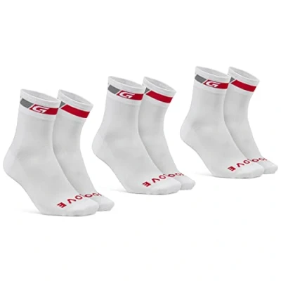 Bild av GripGrab Classic Regular Cut Single &amp; Multipack Sommar Cykelstrumpor Vägcykel Berg Grus Cykel Inomhus Spinning