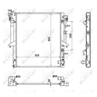 Bild av Kylare, motorkylning NRF 53909