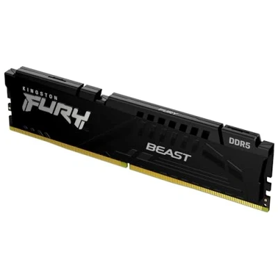 Bild av Kingston FURY Beast DDR5 5600 8GB CL36 Single Channel (1 pcs) AMD EXPO &amp; Intel XMP Svart