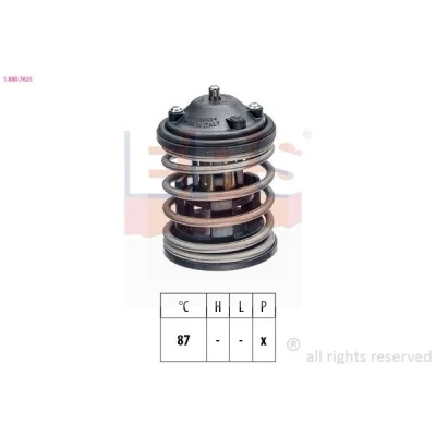 Bild av EPS 1.880.762S Thermostat d&#039;eau 87 Made in Italy OE Equivalent sans joint d&#039;étanchéite BMW: 3 Touring, Berline, 5 MINI: 3/5 portes