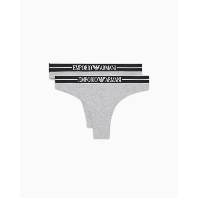 Bild av Emporio Armani Brazilian 2 PACK Briefs, Storlek: XL, Mottled grey