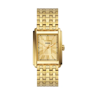 Bild av Fossil Analog Quarz Klocka goldcoloured, Storlek: One Size, Gold coloured