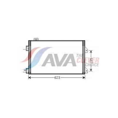 Bild av PRASCO RTA5347 Condenseur De Clim 14,5 11,0 Aluminium 603 RENAULT: CLIO 2