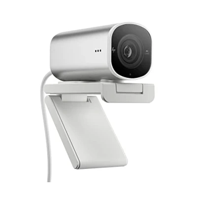 Bild av HP 960 HDR 4K Streaming webbkamera AI förbättrad, automatiserad färgkorrigering och fokus, dubbla mikrofoner, 360 svängbar, 90 lutning, magnetisk lins integritetsskydd, flexibel montering