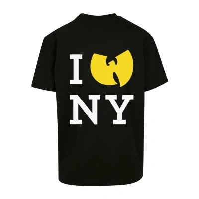 Bild av Mister Tee WU TANG Loves NY Oversize Tshirt med print, Storlek: Medium, Black