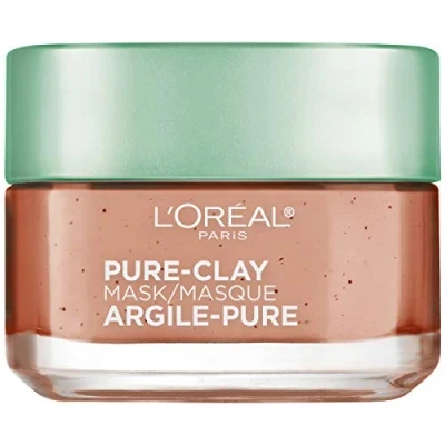 Bild av L&#039;Oreal Paris Pure Clay Mask, Exfoliate &amp; Refine Pores, 48 g