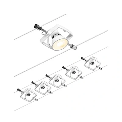 Bild av Paulmann 94432 CorDuo kabelsystemsset Mac II DC max. 5 x 10 watt expanderbar, matt vit, kabel, plast, GU5,3 kabelsystem utan glödlampor
