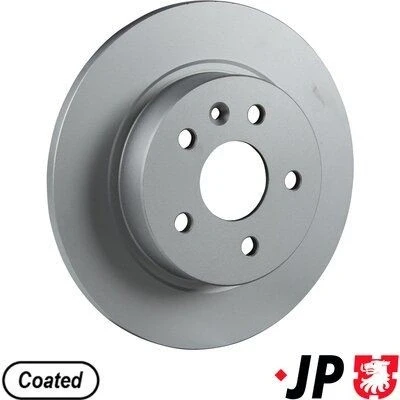 Bild av JP GROUP 1263106800 Disque de frein Essieu arrière 268 12 5 plein revêtu OPEL: Astra J portes, GTC, Mokka / X