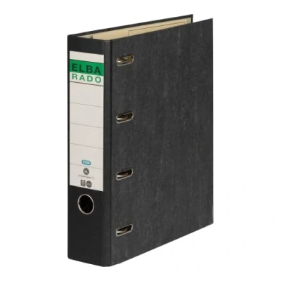 Bild av Elba Lever Arch File with 2 Mechanisms Rado 75mm, A4 Black, A4, Svart, 75 mm, 318 mm