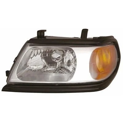 Bild av VAN WEZEL 3248963 Phares gauche H4 jaune pour circulation à droite sans commande correcteur de site projecteur P43t
