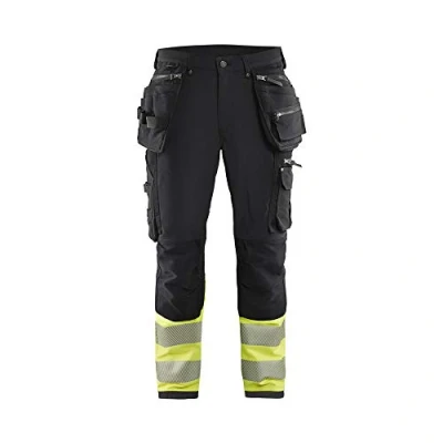 Bild av VARSELBYXA 1993 1642 4 VÄGS STRETCH SVART/VARSELGUL C156 Beijerbygg Byggmaterial