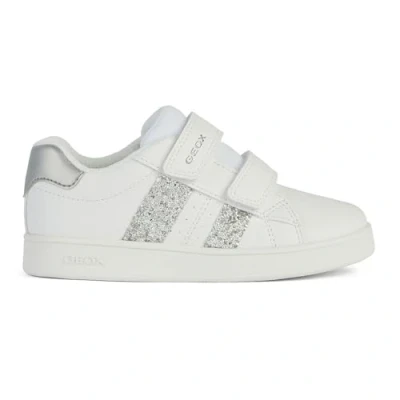 Bild av Geox flicka J Eclyper Girl A sneakers, Vitt silver, 29 EU