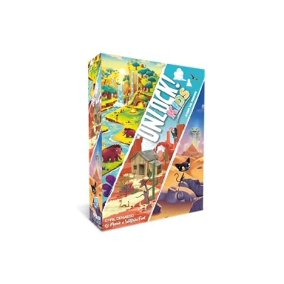 Bild av Asmodee Unlock! Kids: historier om det förflutna, bordsrum, 6+ år, italiensk utgåva