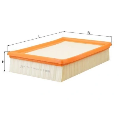 Bild av Luftfilter KNECHT LX 417