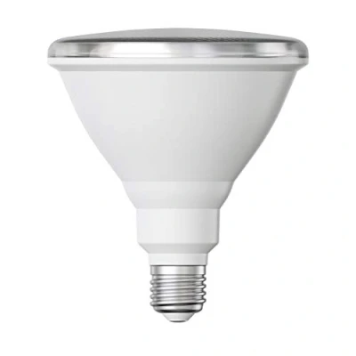 Bild av ledscom.de E27 LED lampa, PAR38 kort hals, vit (4000 K), 14,9 W, 1395lm, 41, reflektorspegel (silver), reflektorlampa, reflektor, strålkastare, halogenlampa