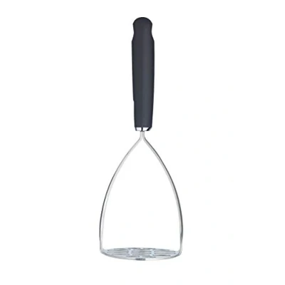 Bild av MasterClass Potatisstöt, Mjukt Handtag, Rostfritt Stål, 27 cm, Silver, MCSGNWSSM