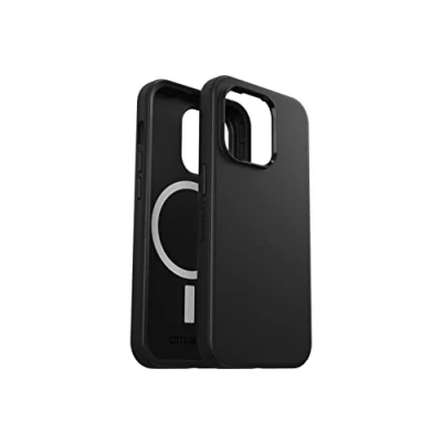 Bild av OtterBox Symmetry+ skal för iPhone 14 Pro med MagSafe, stöttåligt, fallsäkert, skyddande tunt skal, testad till militärstandard x3, antimikrobiellt skydd, Svart