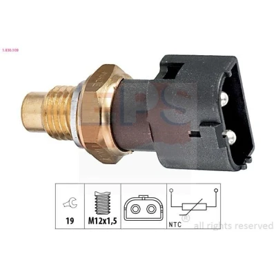 Bild av EPS 1.830.109 Sonde De Température Liquide Refroidissement Made in Italy OE Equivalent VOLVO: 740 Break, 940 II 760 Berline