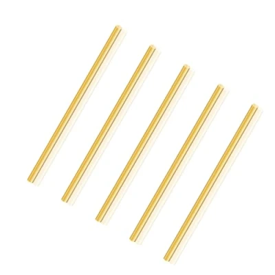 Bild av LAVMHAB mässingstång 3 mm x 100 mm, massiva runda mässingsstänger för gör det själv hantverk (5 stycken)