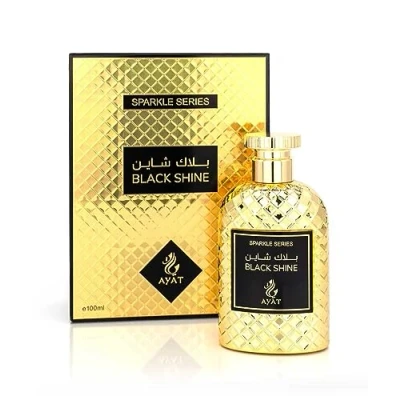 Bild av AYAT PerFUMES Eau de Parfum SPARKLE SERIES 100 ml arabisk doft för herr och dam en sensuell orientalisk designad tillverkad i Dubai (svart glans)