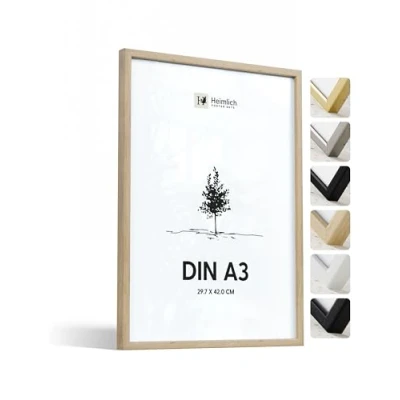 Bild av Heimlich® Ram A3 29,7 x 42 cm, ekträ Små affischramar Endast för väggdisplay