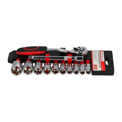 Bild av ENERGY NE00297 Jeu de douilles 12 hexagonale 3/8&quot;, 3/8 avec fonction crantage