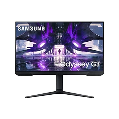 Bild av Samsung Odyssey G3 27 tum 165Hz PC skärm, 1ms MPRT, VA panel, 1 920 x 080 upplösning, 3 000: 1, 250 cd/m², AMD FreeSync Premium, Eye Saver Mode &amp; Flicker Free, justerbart stativ, DisplayPort