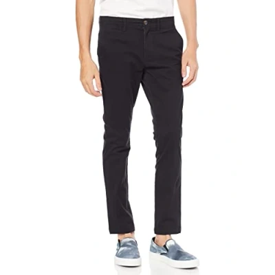 Bild av Amazon Essentials Herr Skinny Fit Casual Stretch Chino Byxa, Svart, 34 W x 28 L