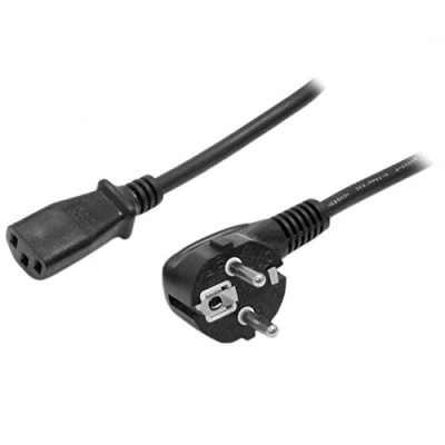 Bild av StarTech.com 3 m C13 strömkabel, 18 AWG, EU Schuko till (kall enhetskontakt), 10 A 250 V, svart, kylkabel, PC/dator skrivare/bildskärm/PC/C13 strömkabel (713E 3M POWER CORD)