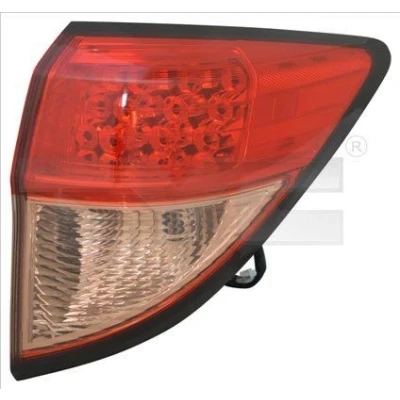 Bild av TYC 11 6809 16 2 Feu arrière droit Partie extérieure LED Rouge avec porte lampe HONDA: HR V II