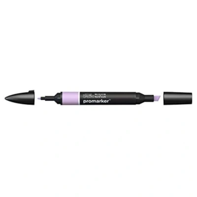 Bild av Winsor &amp; Newton &quot; ProMarker 0203364 professionell layoutmärkpenna 2 spetsar, fin och bred för ritningar, design layouter orkidé