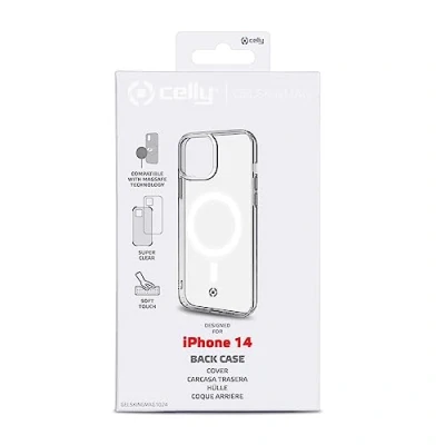 Bild av Celly iPhone 14 Skal GELSKINMAG MagSafe Transparent