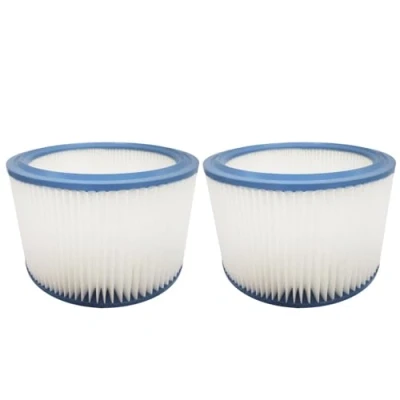 Bild av 2 x patronfilter/cylinderfilter/kontinuerligt filter/luftfilter för Nilfisk Multi II 30 T, T INOX VSC, 22 INOX,