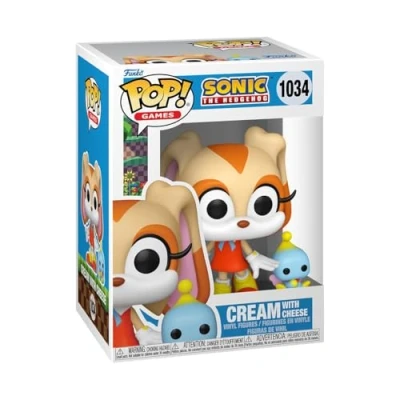 Bild av Funko POP &amp; Buddy: Sonic Cream With Cheese the Hedgehog Vinylfigur för samlare Presentidé Officiell Merchandise Leksaker barn och vuxna Fans av videospel