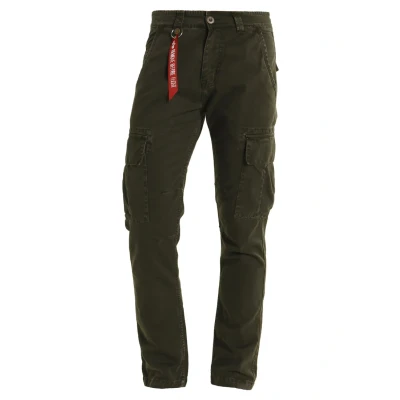 Bild av Alpha Industries Agent Jeans relaxed fit, Storlek: 32, Black oliv