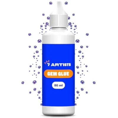 Bild av 7 Artists Lim för Rhinestones på Tyger 80 ml Schmucksteinkleber Rhinestone Tyg Limtyger Strass Limma