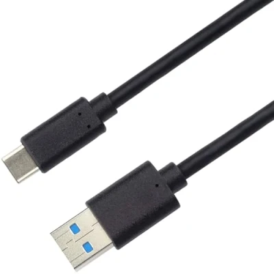 Bild av PremiumCord USB C till 3.0 anslutningskabel 1 m, datakabel SuperSpeed upp 10 Gbit/S, snabbladdning 3 A, 3.1 generation 2 typ kontakt, färg svart, längd m