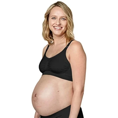 Bild av Medela Keep Cool BH Sömlös graviditets och amningsbh med 2 andningszoner av mjukt beröringsmaterial för bekvämt grepp