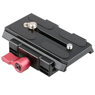 Bild av CAMVATE Snabbfrigörande basplatta kompatibel med Manfrotto 501/504/577/701 stativ standardtillbehör 1419