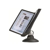 Bild av DURABLE SHERPA motion Displaypanelsystem skrivbord 10 utrymmen för A4 svart